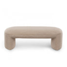 Kramer Alpaca Taupe Fabric Bench Seat by Liang & Eimil