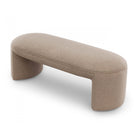 Kramer Alpaca Taupe Fabric Bench Seat by Liang & Eimil