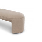Kramer Alpaca Taupe Fabric Bench Seat by Liang & Eimil