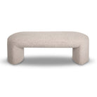 Kramer Alpaca Sand Fabric Bench Seat by Liang & Eimil