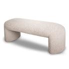 Kramer Alpaca Sand Fabric Bench Seat by Liang & Eimil