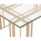 Lafayette Coffee Table Polished Brass Frame & Glass Top by Liang & Eimil