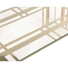 Lafayette Coffee Table Polished Brass Frame & Glass Top by Liang & Eimil