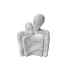 Leon White Marble Sculpture (set of 2) by Liang & Eimil