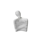 Leon White Marble Sculpture (set of 2) by Liang & Eimil