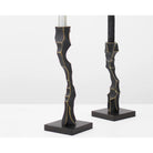 Storm Candlestick Small - Black Marble & Resin by Liang & Eimil
