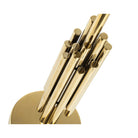 Linden Table Lamp Black Shade & Polished Brass Base by Liang & Eimil