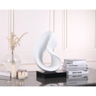 Lorenzo Black & White Abstract Sculpture by Liang & Eimil