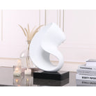 Lorenzo Black & White Abstract Sculpture by Liang & Eimil