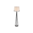 Luca Floor Lamp White Marble & Matt Black Steel by Liang & Eimil