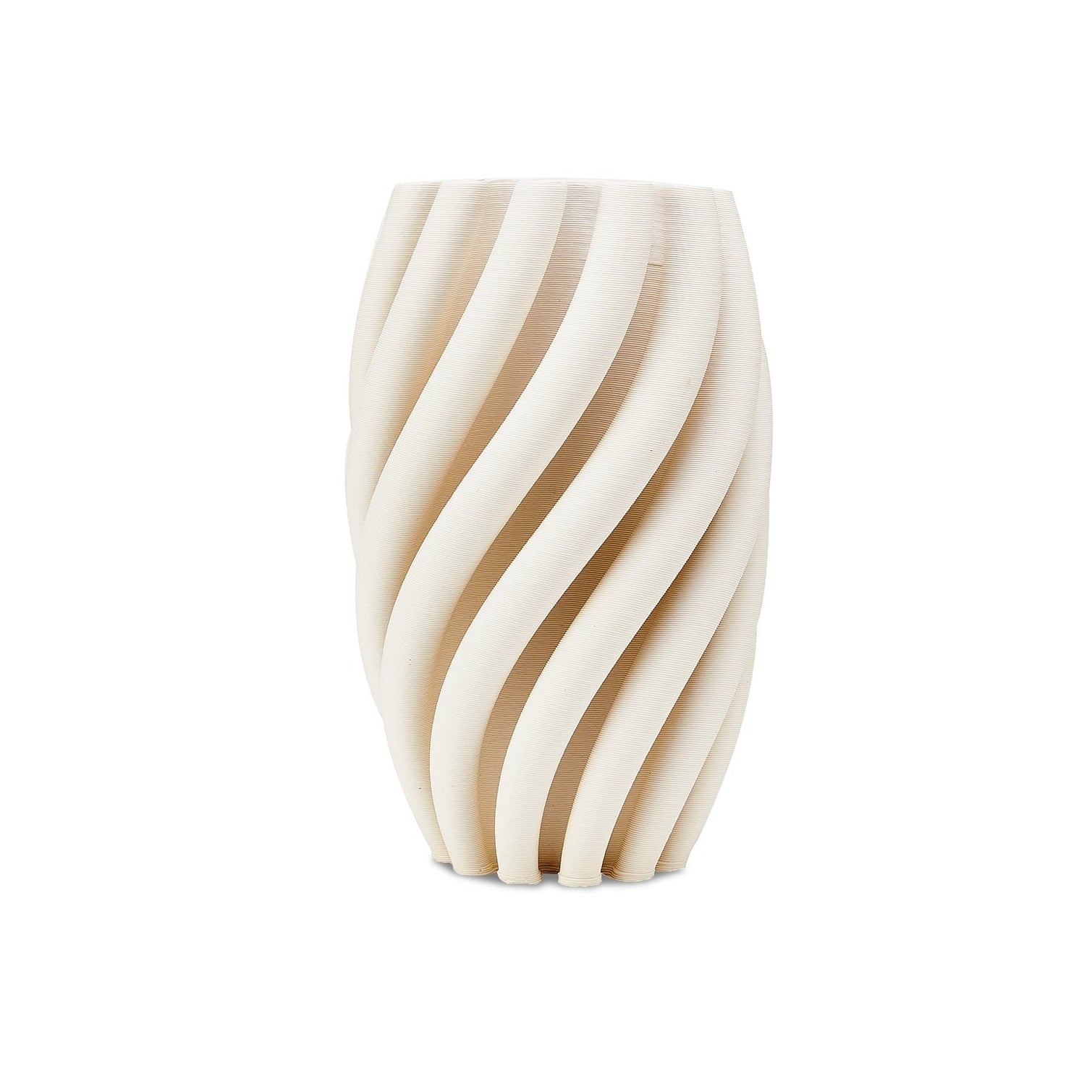 Macado White Ceramic Vase by Liang & Eimil