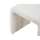 Mahak Boucle Sand Fabric Stool by Liang & Eimil