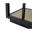 Mali Side Table Antique Bronze & Tinted Glass Top by Liang & Eimil