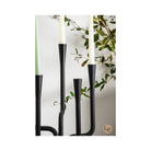Maman White & Black Steel Candle Holder by Liang & Eimil