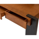 Bugano Brown & Black Ash Wood Desk by Liang & Eimil