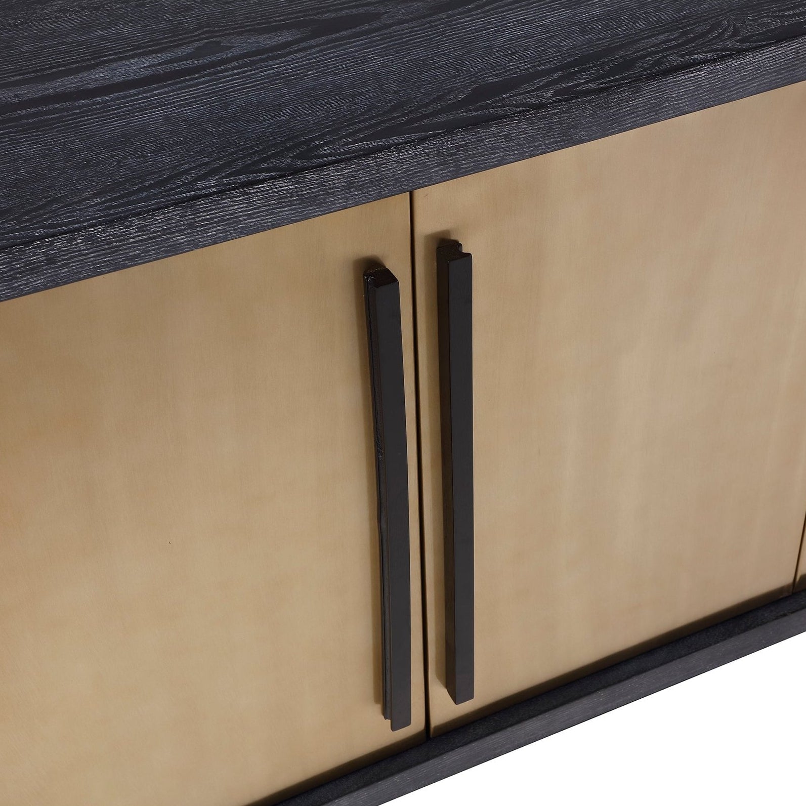 Camden Ebony Ash Wood & Brushed Brass Sideboard by Liang & Eimil