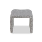 Mahak Low Foot Stool Emporio Pattern Fabric Upholstery by Liang & Eimil