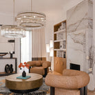 Aldo Coffee Table Matt Black Base & Aris Hairline Bronze Top by Liang & Eimil
