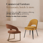 Yves Megan Mustard Fabric Dining Chair (set of 2) by Liang & Eimil