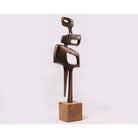 Thalassa Golden Bronze & Marble Sculpture by Liang & Eimil