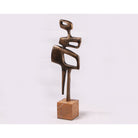 Thalassa Golden Bronze & Marble Sculpture by Liang & Eimil
