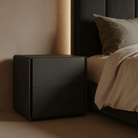 Kota Matte Anthracite Bedside Table by Tommy Franks