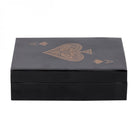 Chollerford Black and Gold Inlay Card Box by Libra Interiors