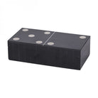 Chollerford Black Inlay Dominoes Box by Libra Interiors