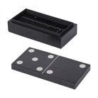Chollerford Black Inlay Dominoes Box by Libra Interiors