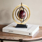 Kingsley Armillary with Marble Globe by Libra Interiors