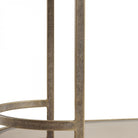 Belvedere Aged Gold Drinks Trolley by Libra Interiors