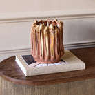 Denton Reactive Glaze Candleholder by Libra Interiors