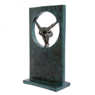 Precision Diver Antique Bronze Sculpture by Libra Interiors
