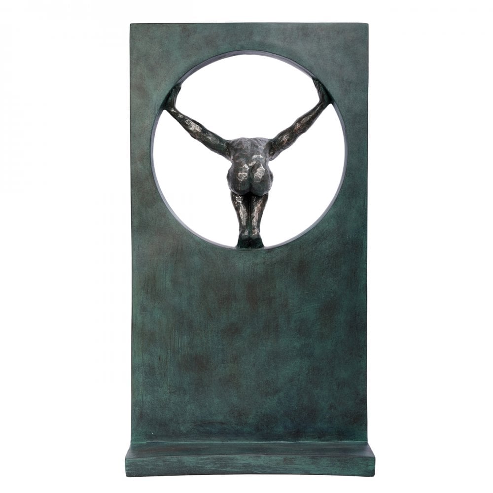 Precision Diver Antique Bronze Sculpture by Libra Interiors