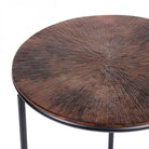 Tambora Metal Side Tables Set of 3 by Libra Interiors