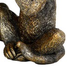 Three Antique Gold Wise Monkeys by Libra Interiors