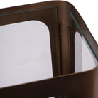 Thorpe Metal and Glass Hurricane Small 28cm by Libra Interiors