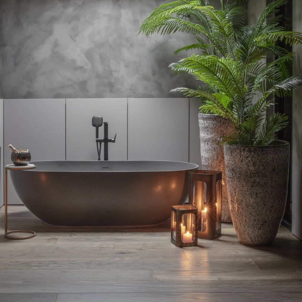 Thorpe Metal and Glass Hurricane Medium 53cm by Libra Interiors