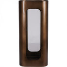 Thorpe Metal and Glass Hurricane Medium 53cm by Libra Interiors