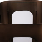 Thorpe Metal and Glass Hurricane Medium 53cm by Libra Interiors