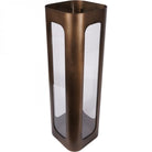 Thorpe Metal and Glass Hurricane Large 78cm by Libra Interiors