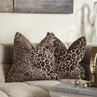 Spoton Velvet Cushion - Chocolate Malini
