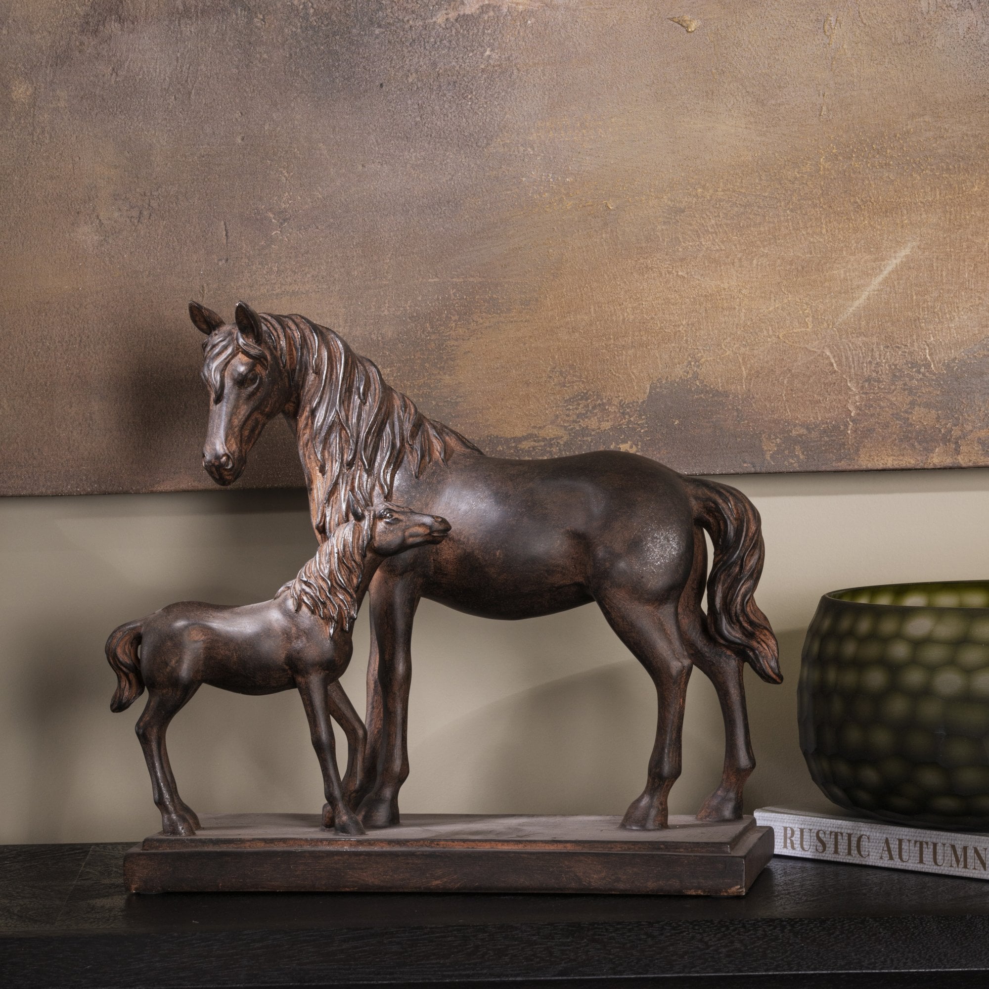 Bronze Effect Mare & Foal by Kensington