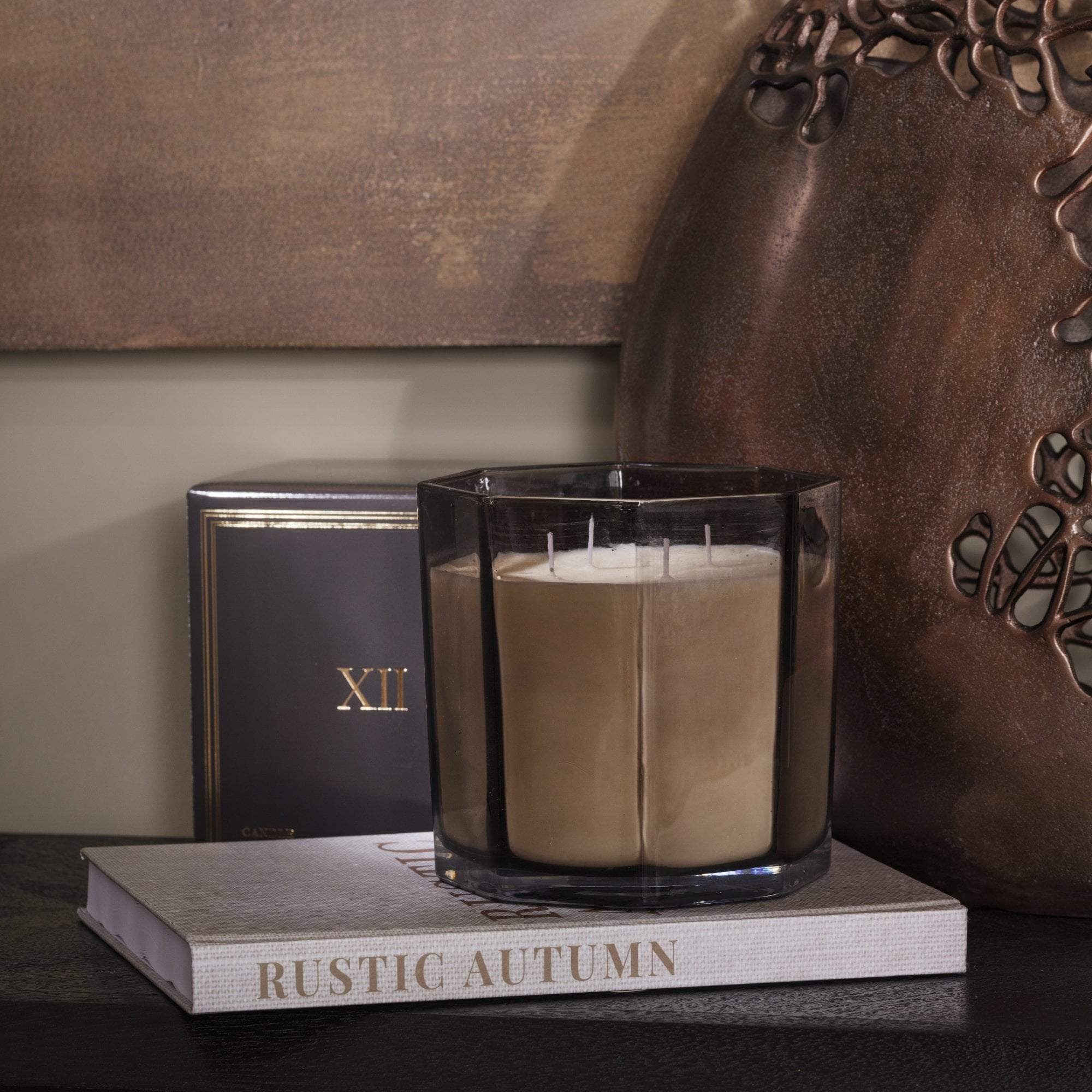XII Amber Scented Candle by Kensington