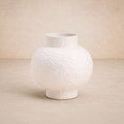 Erosia White Ceramic Vase by Liang & Eimil