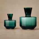 Marenzo Small Vase - Green Glass by Liang & Eimil
