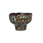 Lamira Brown & Turquoise Glazed Ceramic Bowl by Liang & Eimil