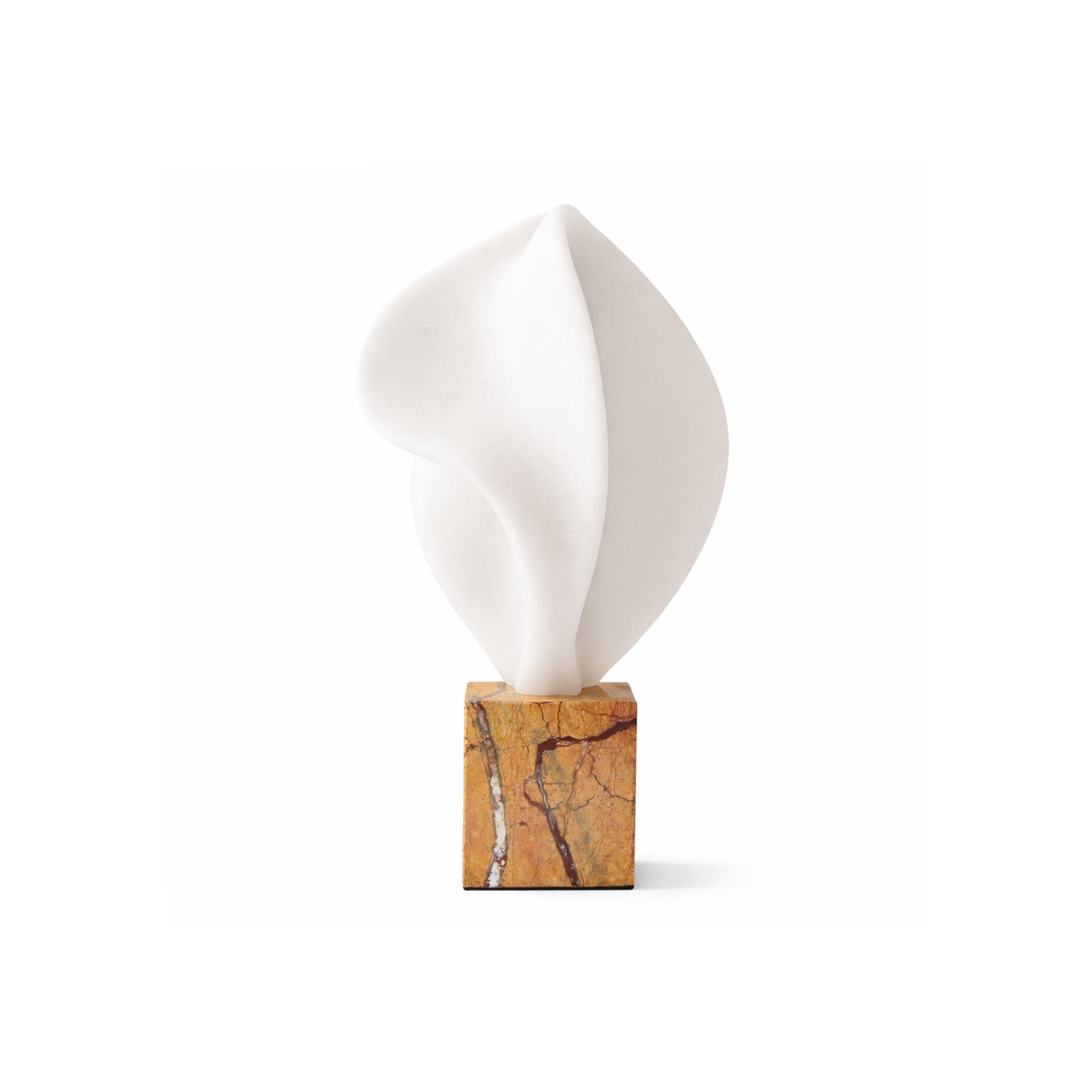 Calla White Marble Effect Sculpture by Liang & Eimil
