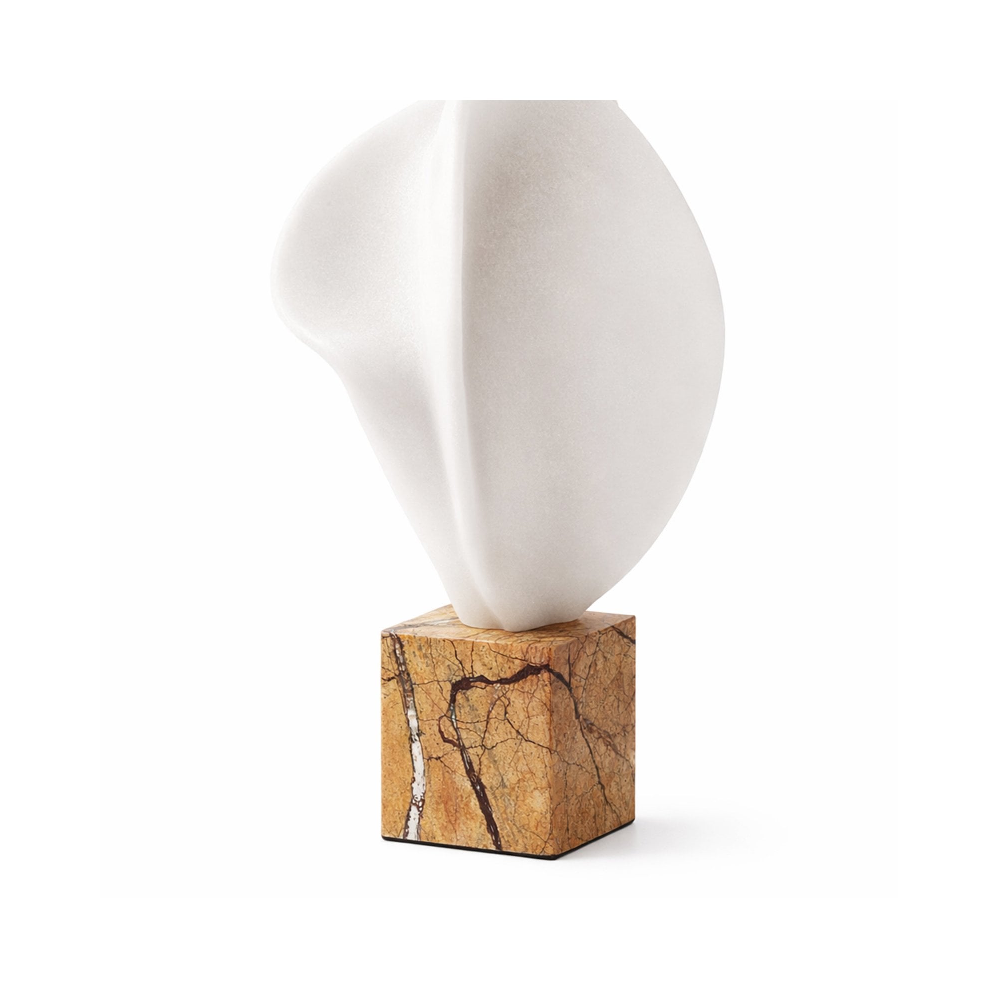 Calla White Marble Effect Sculpture by Liang & Eimil