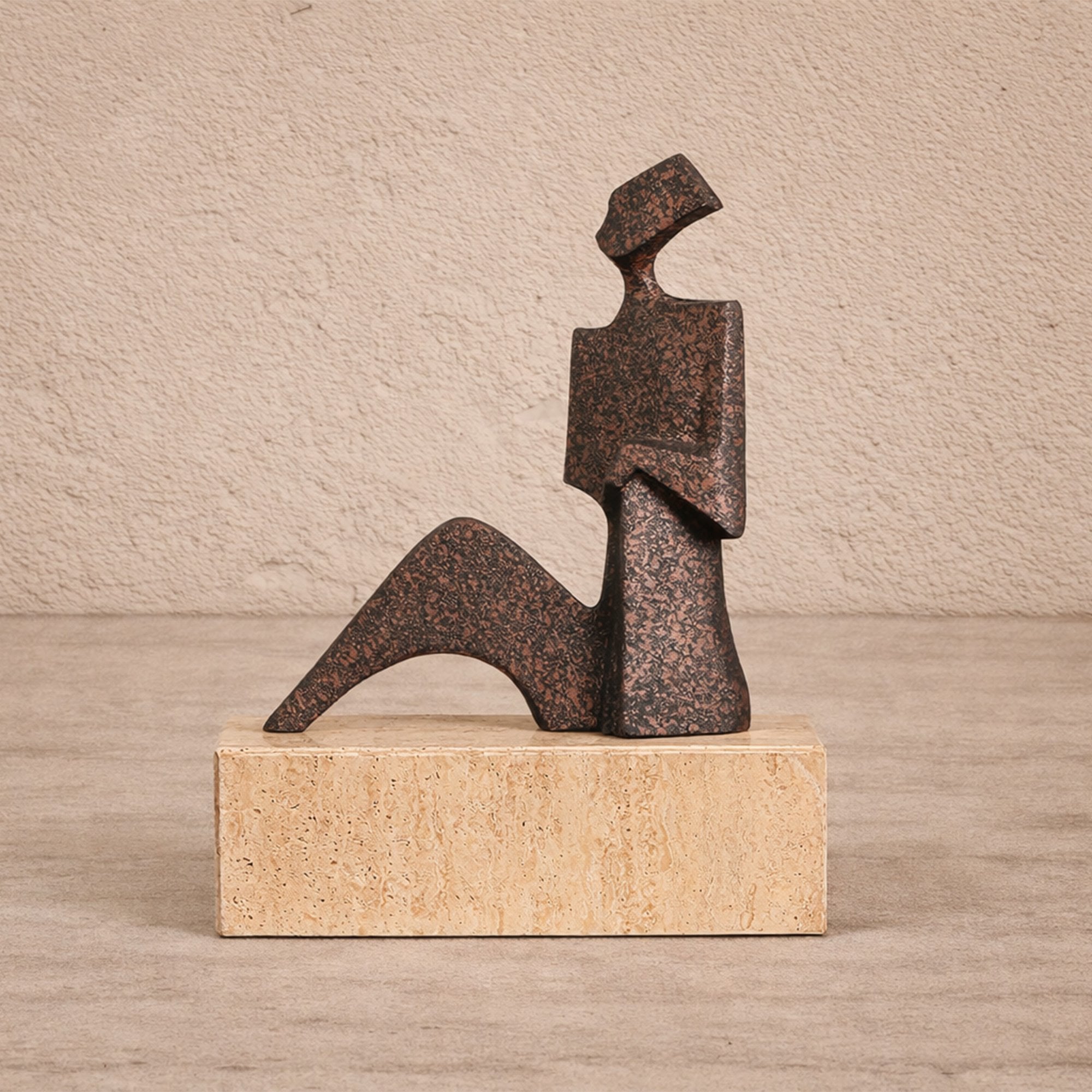 Cassia Speckled Black Bronze Effect Sculpture by Liang & Eimil